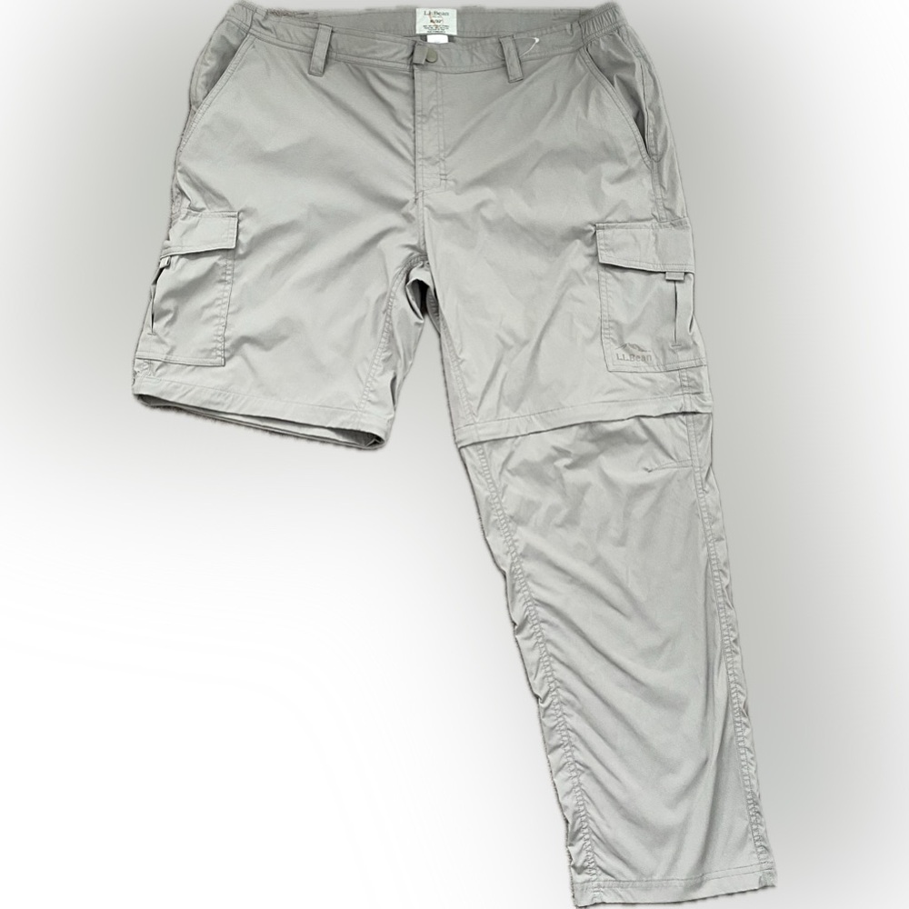 L.L. Bean Men’s Tropicwear Zip Off Leg Pants - Size XL with 32” Inseam - Picture 3 of 12